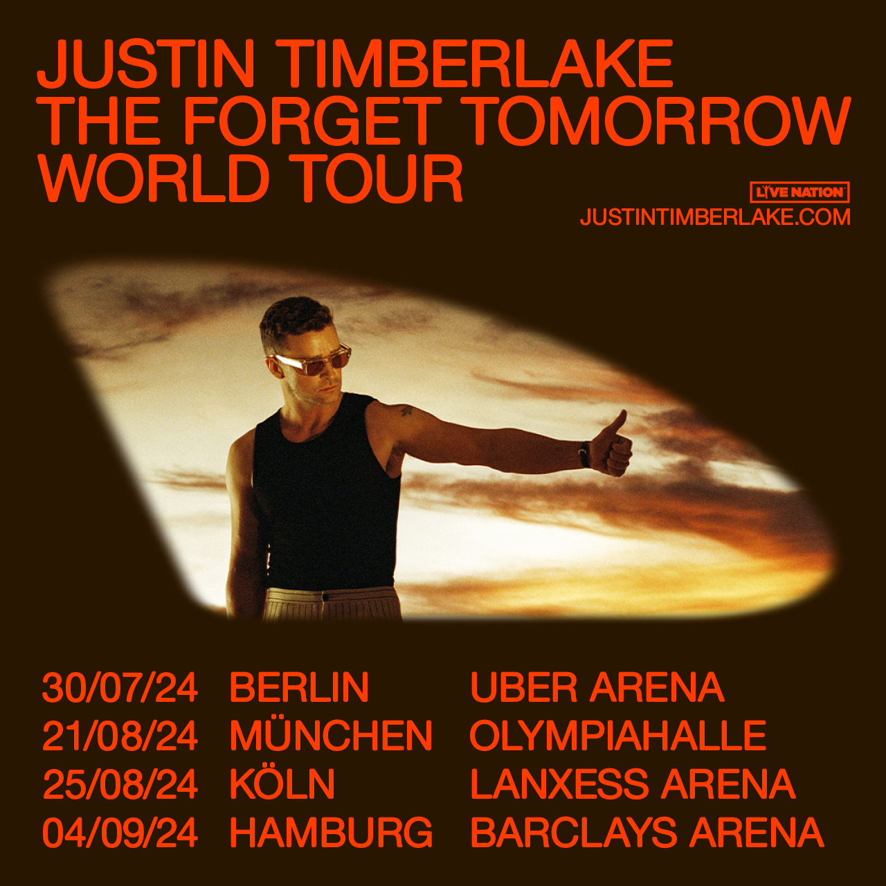 Justin Timberlake The Tomorrow World Tour Olympiahalle